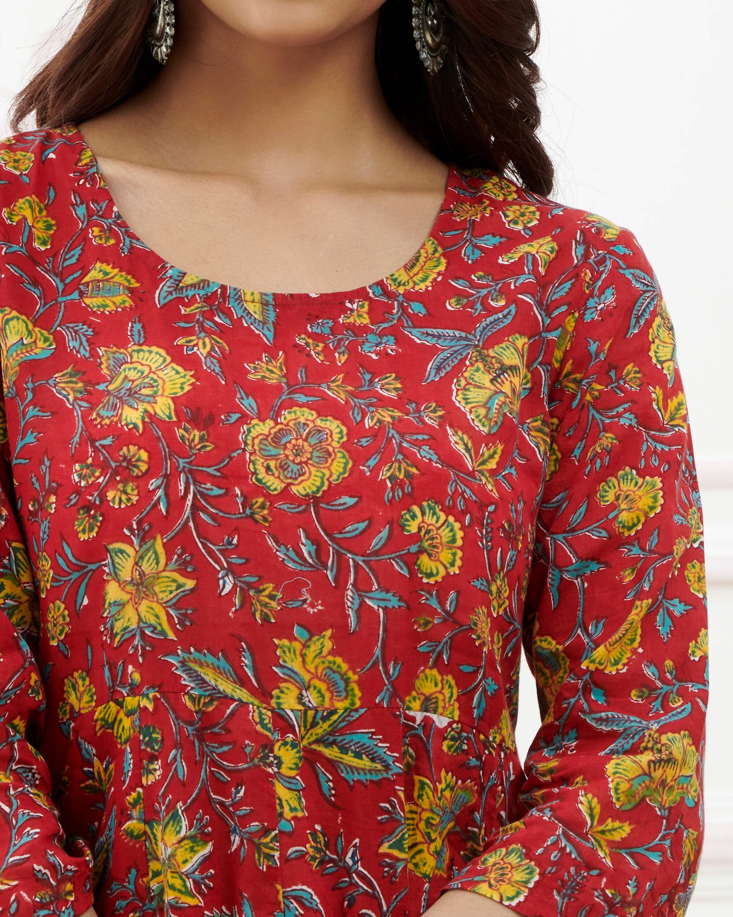 Handblocked Printed Kurta Set