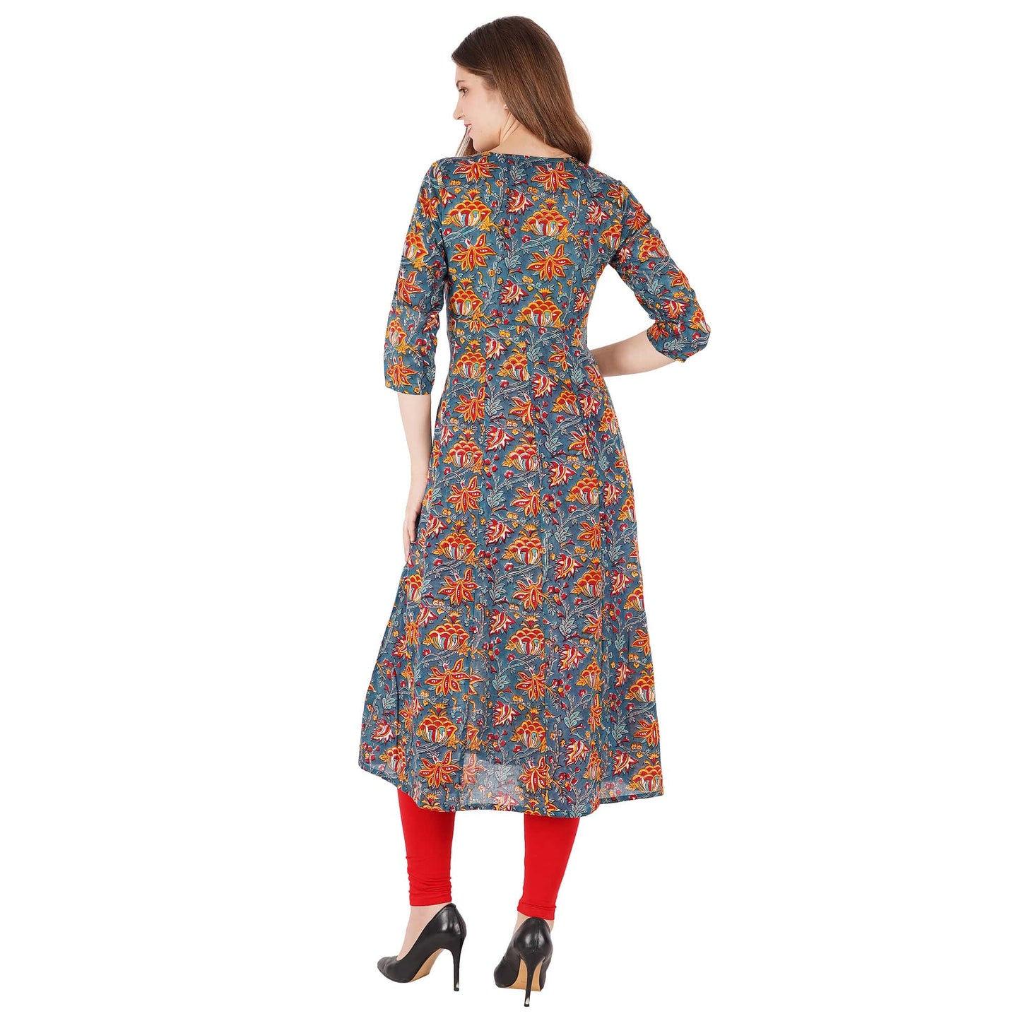 Kalamkaari Printed Kurta With Pocket