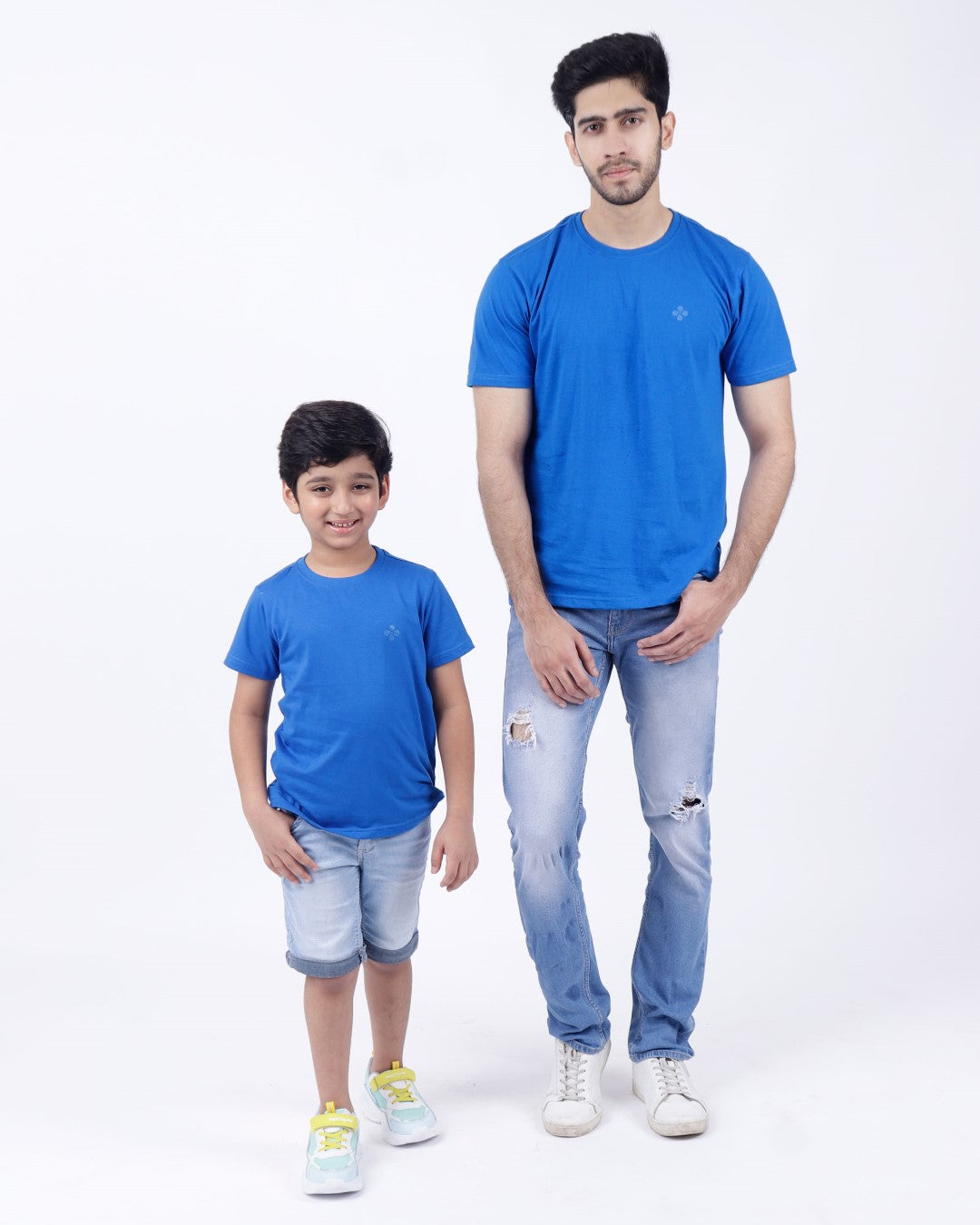 Bio washed kids round neck t-shirt