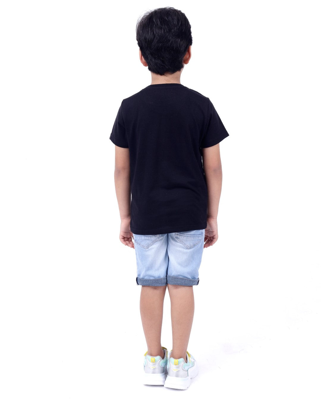 Bio washed kids round neck t-shirt