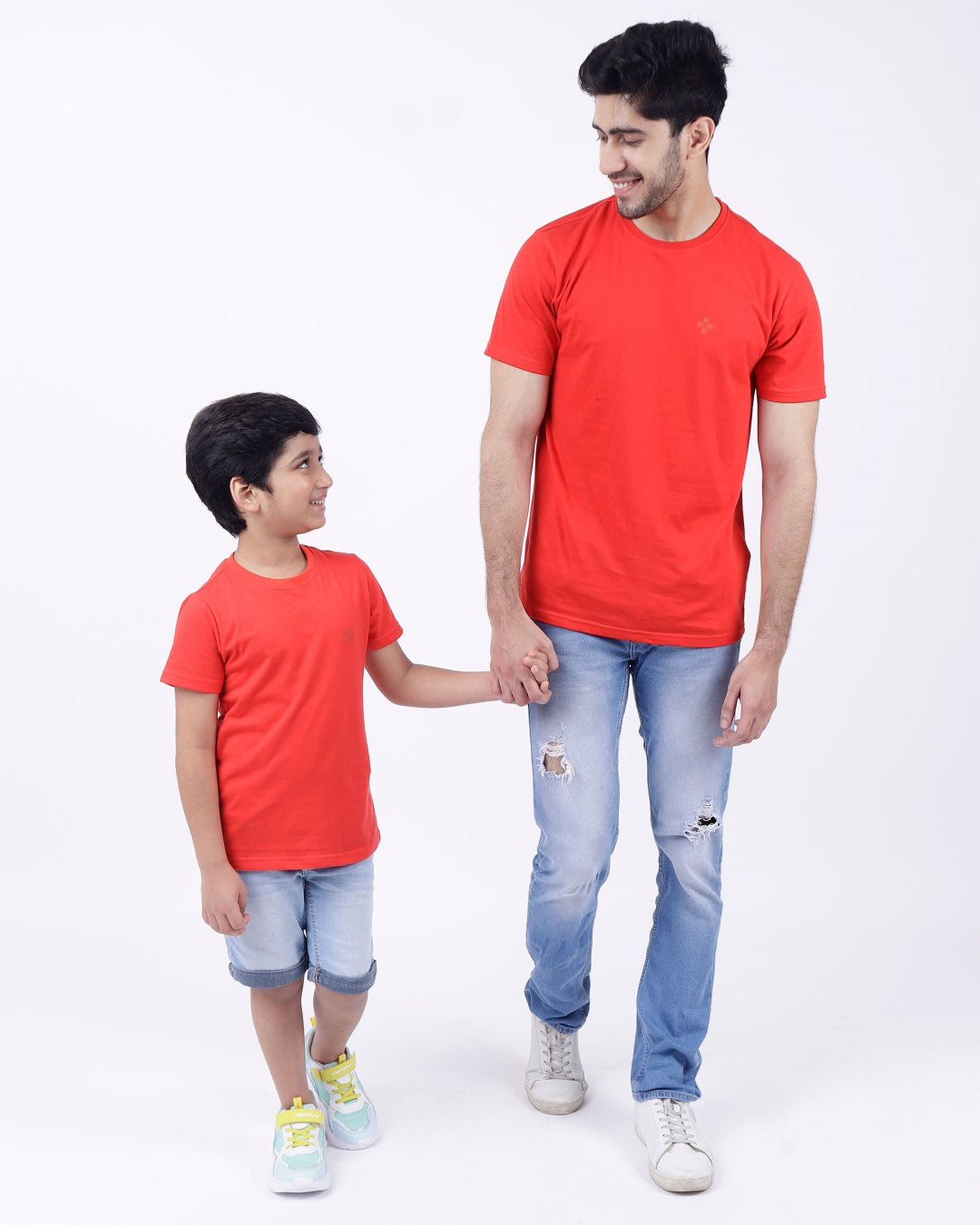 Bio washed kids round neck t-shirt